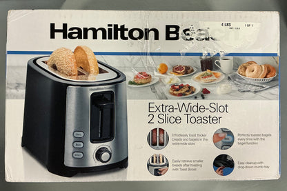 THRIFTY 70 - Hamilton Beach Extra Wide Slot 2 Slice Toaster - Open Box - USED (See Pictures)- FINAL SALE- NO RETURNS - AS IS