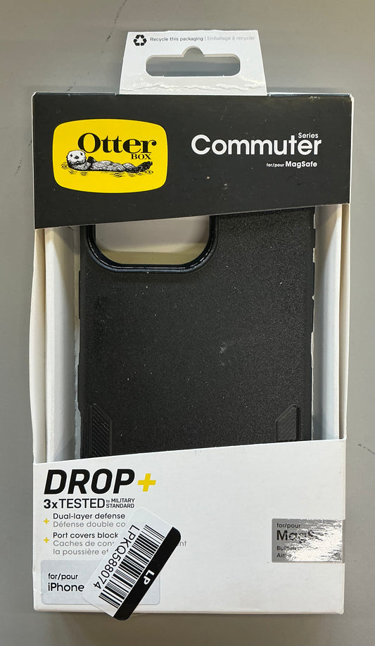 Otterbox iPhone 16 Pro Max commuter series case with MagSafe - black: plastic - OPEN BOX