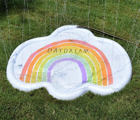 Rae Dunn x CocoNut Float Rainbow Cloud Splash Pad 36”