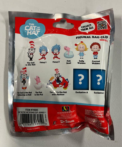 The Cat in the Hat Figural bag clip series 1 - blind bag