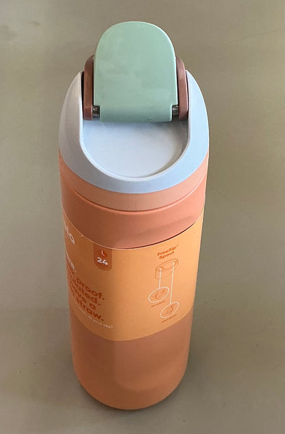 Owala 24 fl oz FreeSip Stainless Steel Water Bottle - MINOR COSMETIC DAMAGE (see pictures)