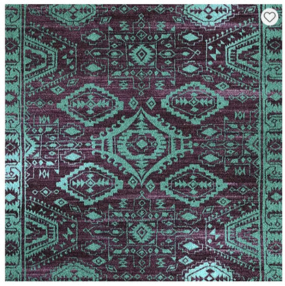 Maples Nora Bordered Indoor Rectangular Runner 20x60 Inch