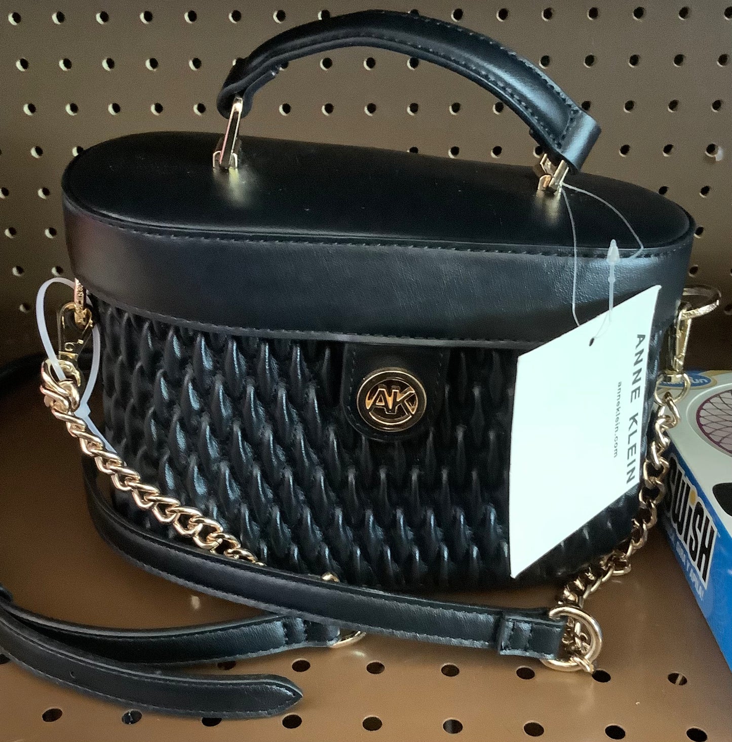 (Clearance)ANNE KLEIN TRAIN CASE-BLACK