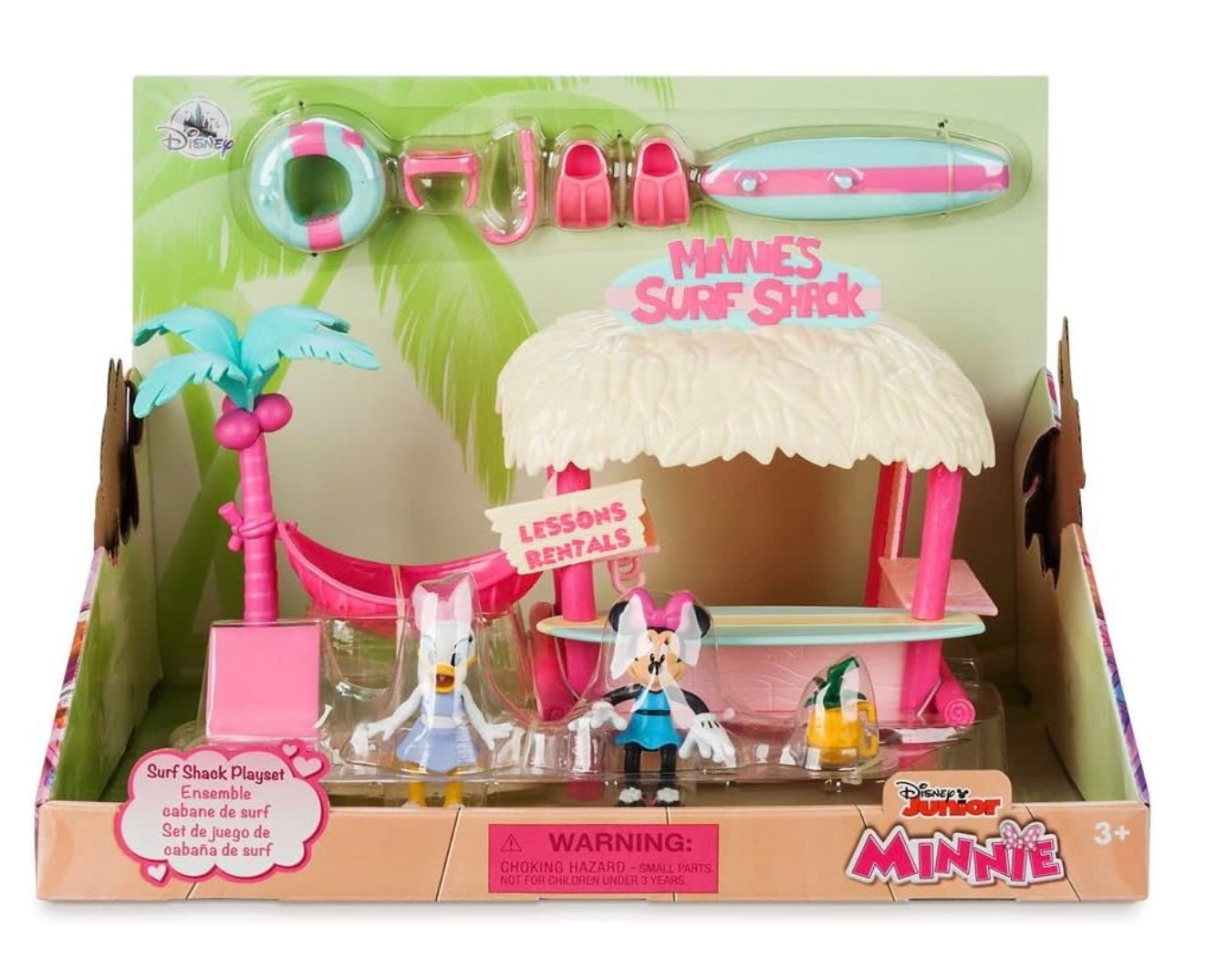 Minnie’s Surf Shack Minnie & Daisy Toy Set And Figures - slight box damage