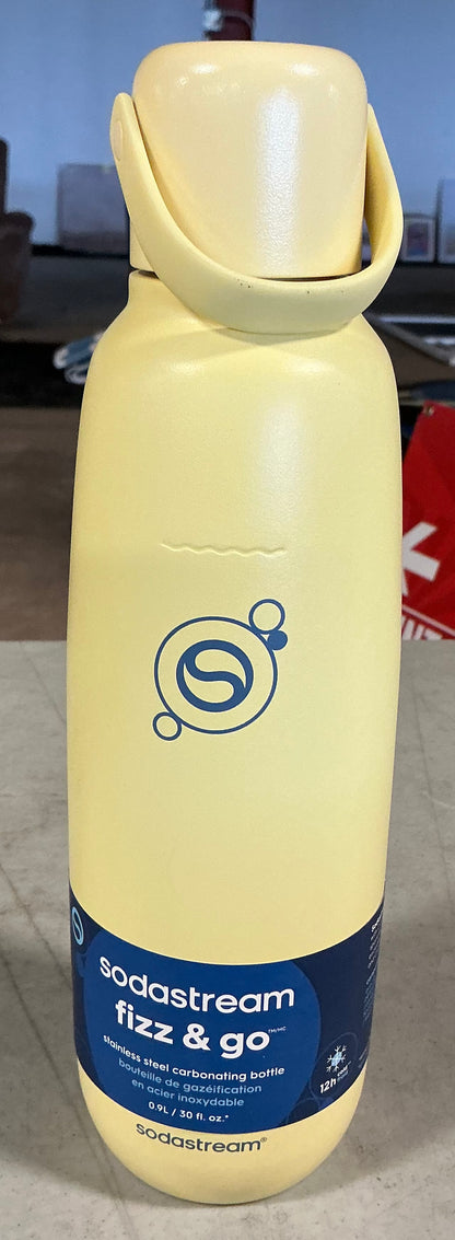 SodaStream 30.4fl oz fizz & go insulated stainless steel carbonating bottle - Lemon