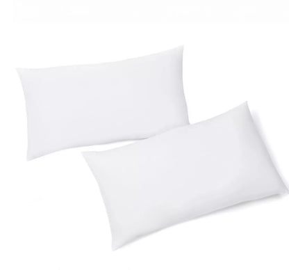 Ienjoy Home Plush Hypoallergenic Microfiber 2-Pack Pillows, Standard/Queen-White