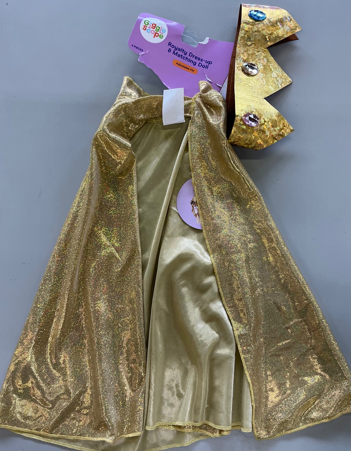 Gigglescape royal dress up - AS IS - MISSING SKIRT & DOLL