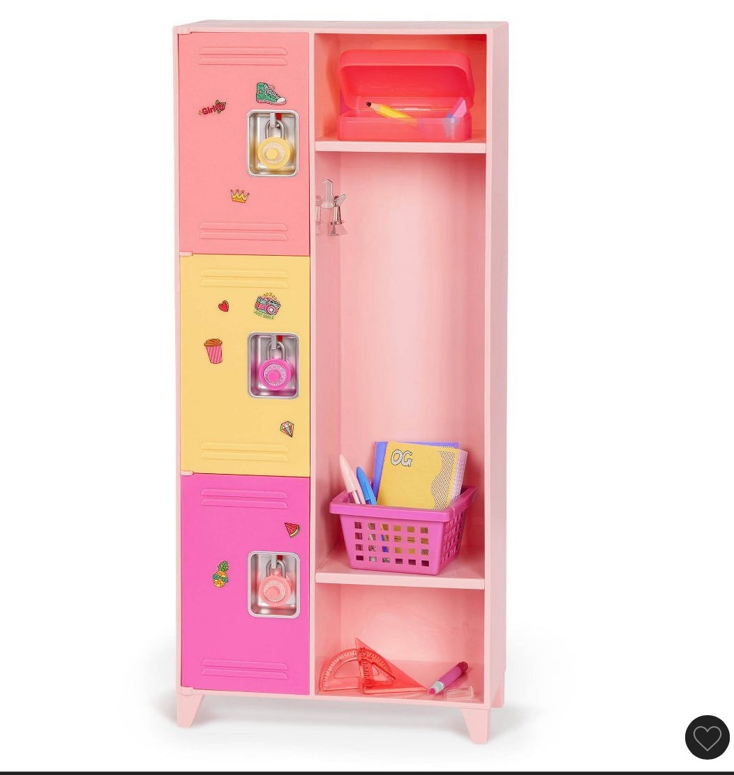 Our generation school spirit pink locker - OUT OF BOX