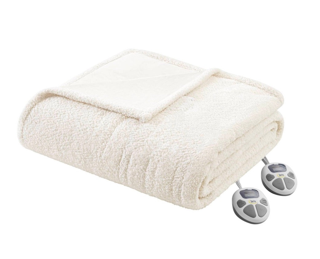 Serta® Dream Soft Heated Blanket Twin-Ivory