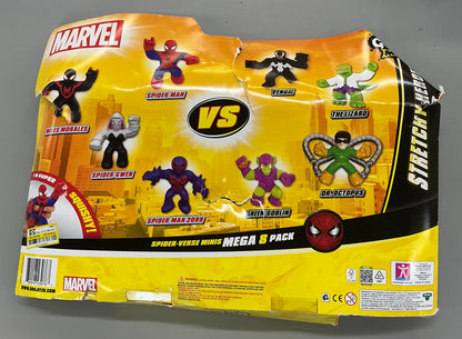 Goo Jit Zu marvel Spider-verse minis - AS IS - OPEN/DAMAGED BOX - MISSING 2