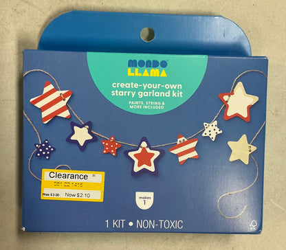Create-your-own starry garland kit