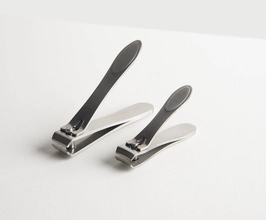 Trim stainless steel fingernail and toenail clippers pack of 2