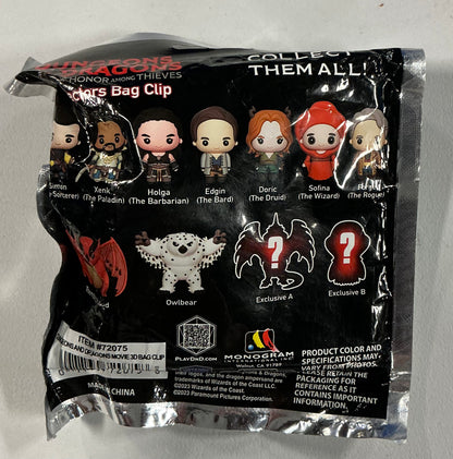 Dungeons and Dragons collectors bag clip - blind bag