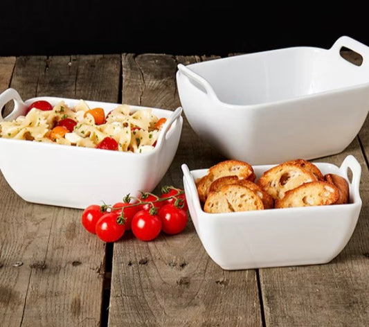 Denmark 3-pc. Stoneware Serving Bowl Included: 1 8 1/2 Inch Bowl(s), 1 6 5/8 Inch Bowl(s), 1 7 1/2 Inch Bowl(s)