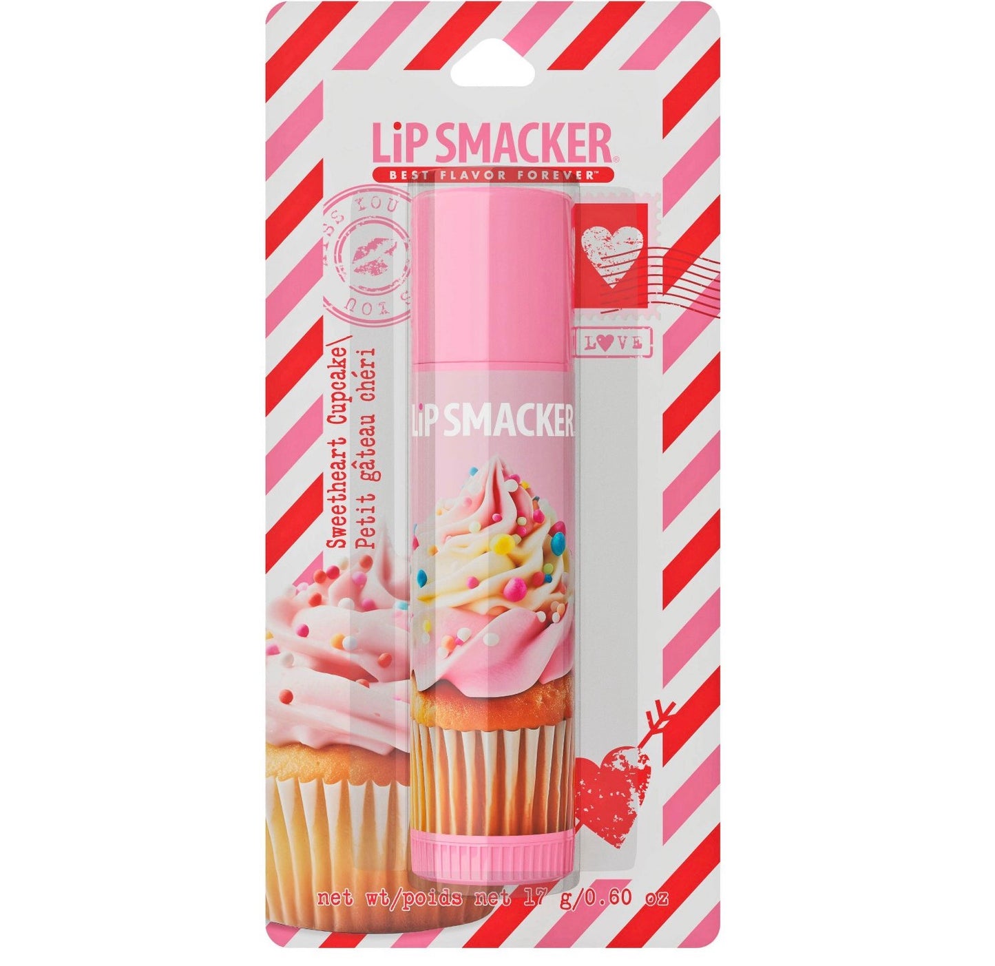 Lip Smacker Biggy Lip Balm in the Sweetheart Cupcake flavor