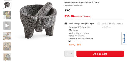 Jenny Martinez 2-pc. Mortar & Pestle