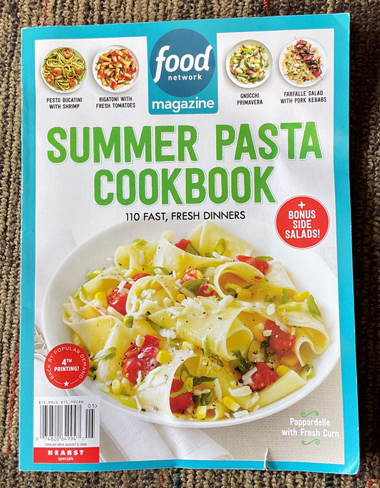 Food Network Magazine Special
Issue 05 Summer Pasta Cook Book