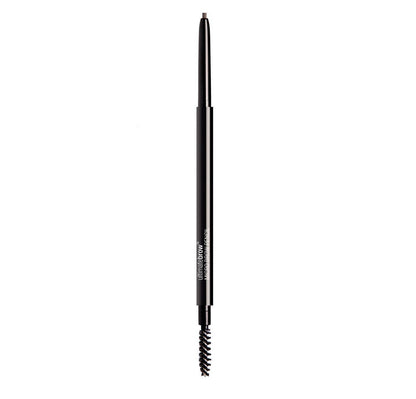 Brow pencil features a 1.5 mm micro tip designed for drawing precise, hair-like strokes.