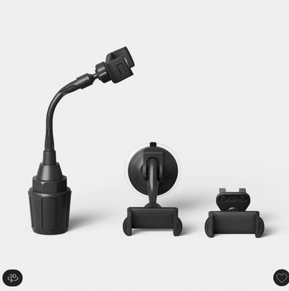 Car mount (2-in-1) matte finish 2pk - OPEN BOX