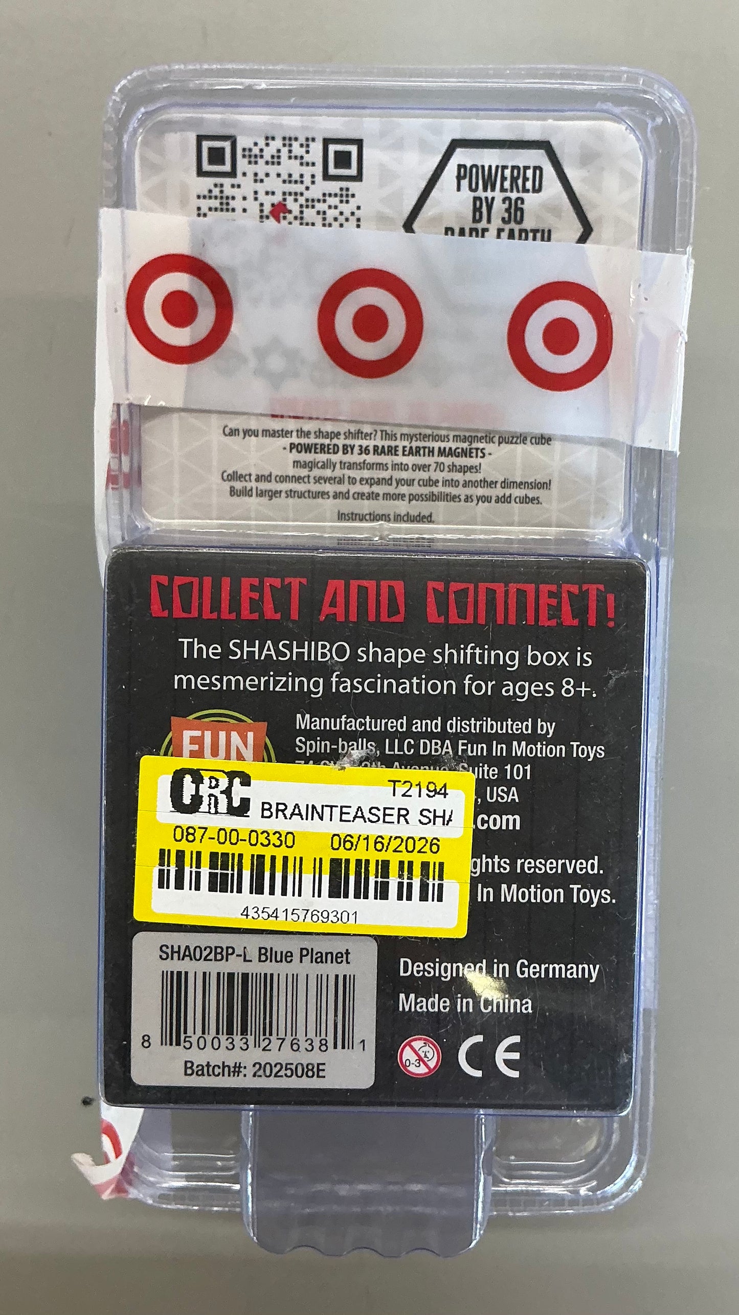 Shashibo magnetic puzzle cube - OPEN BOX
