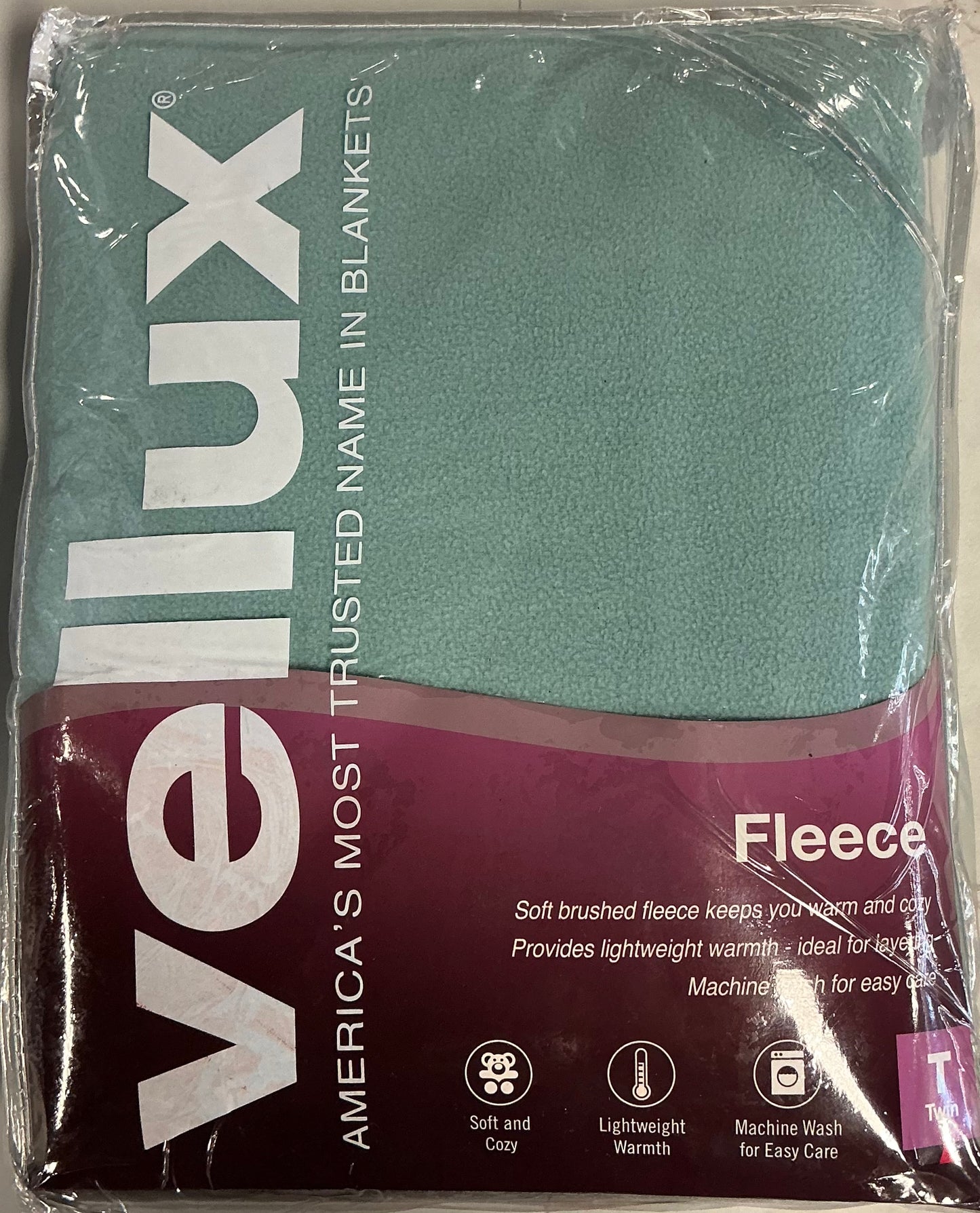 Vellux® Fleece Blanket Twin-Color(Tourmaline)