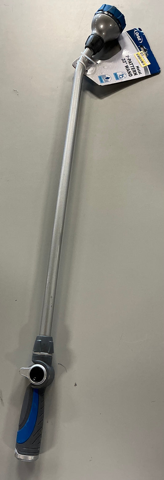 THRIFTY 70 - Orbit 33in thumb control 7-pattern turret wand - AS IS - USED - FINAL SALE - NO RETURNS - PICK UP ONLY
