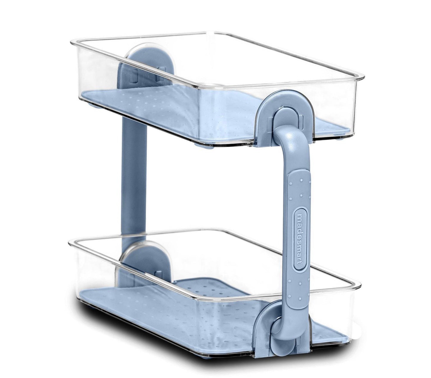 Madesmart Two Level Bath Storage Organzier Blue