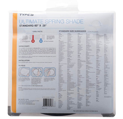 Type S Ultimate Spring Shade designed for cars, trucks, and SUVs