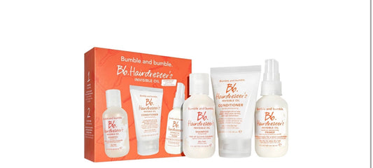 Bumble and bumble Hairdresser's Invisible Oil Starter Set featuring travel-sized hydrating hair products