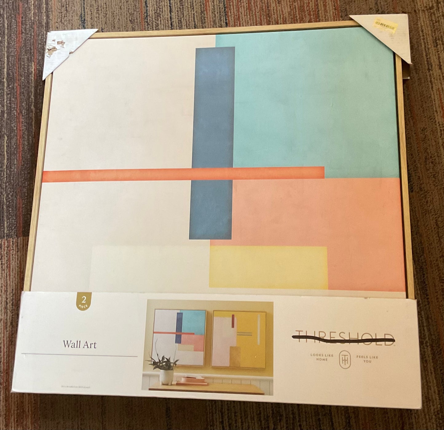 THRIFTY 70 - 2-Piece ModernAbstract Wall Art Set