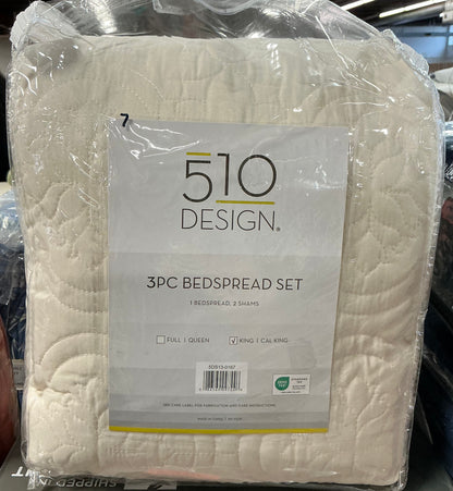 510 Design Hayley 3-pc. Reversible Bedspread Set king/cal king
