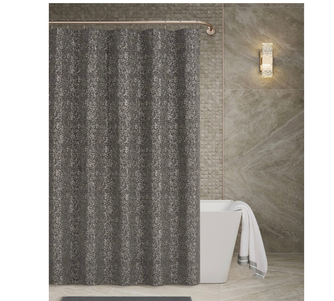 J. Queen New York Radiance shower curtain Measurements: 72 Length/Inches, 72 Width/Inches