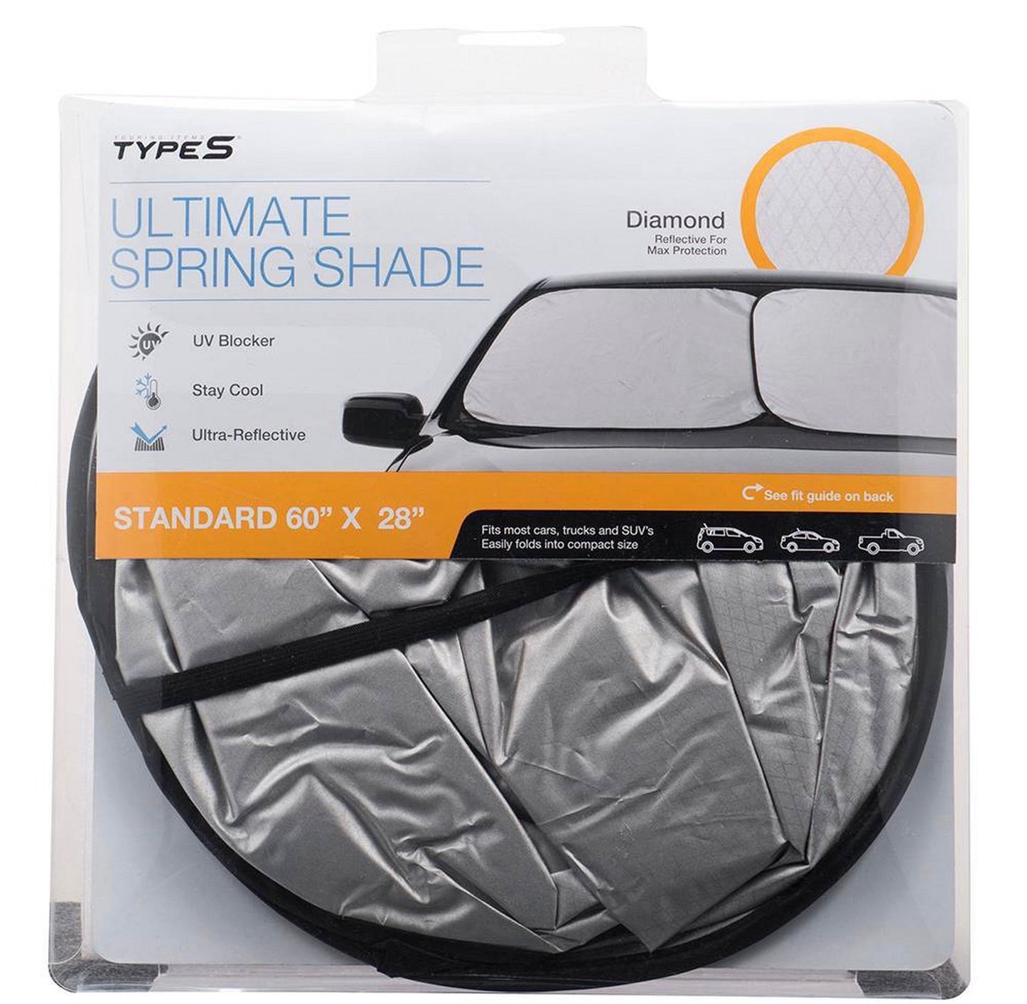 Type S Ultimate Spring Shade designed for cars, trucks, and SUVs