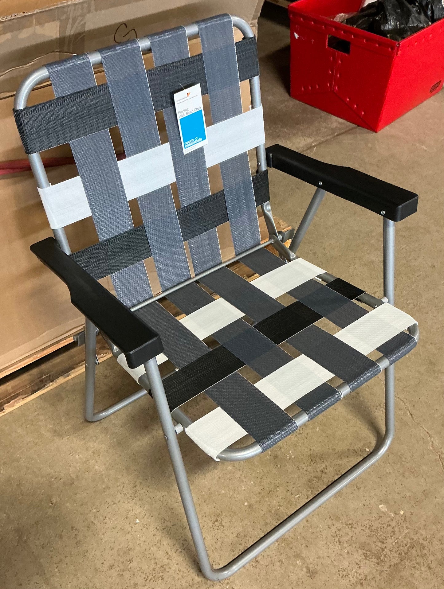 Folding web strap chair - PICK UP ONLY