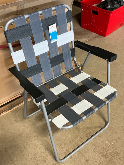 Folding web strap chair - PICK UP ONLY