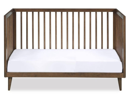 (Clearance) FINAL SALE Novogratz Harper 3-in-1 Crib - Walnut - New in Box - Unassembled -