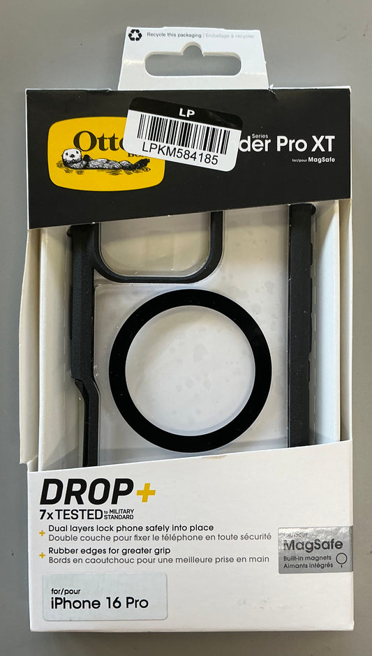 Otterbox iPhone 16 Pro defender series Pro XT case for MagSafe - dark side: plastic - OPEN BOX