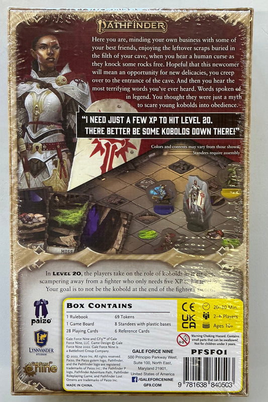 Pathfinder: Level 20 - Strategy Boardgame, Ages 10+, 2-6 Players, 20-30 Min
