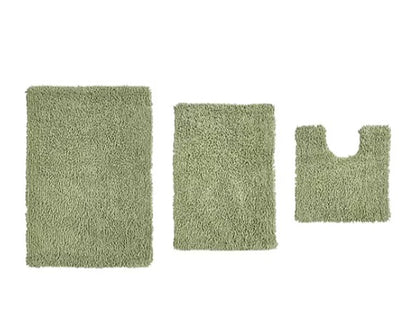 Home Weavers Inc Fantasia 3-pc. Quick Dry Bath Rug Set Included: 1 17x24 Inch Bath Rug(s), 1 20x20 Inch Contour Bath Rug(s), 1 21x34 Inch Bath Rug(s)