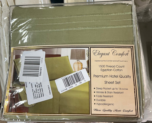 Elegant comfort 4-Piece King sheet set