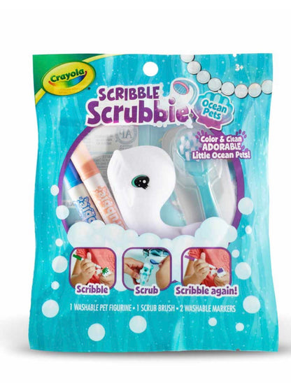 Crayola Scribble Scrubbie Ocean Pets 1-count