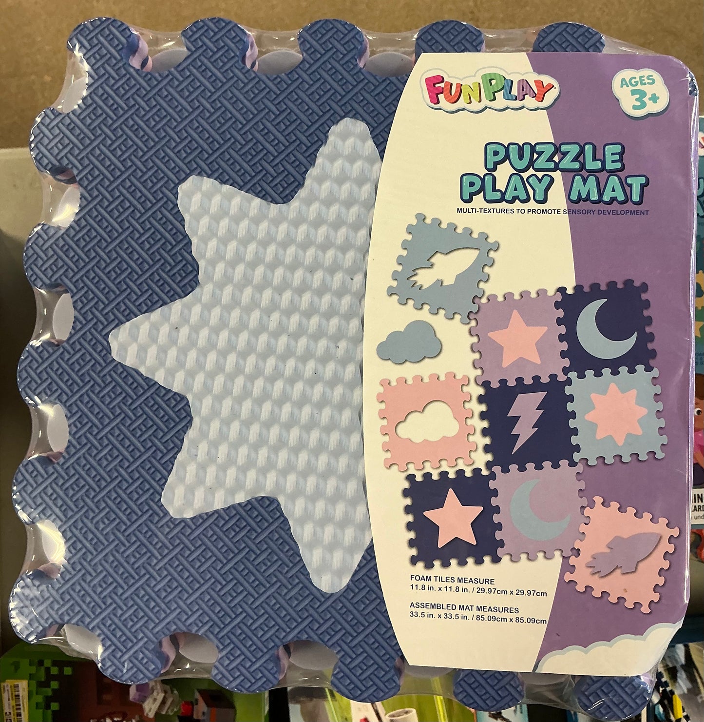 Fun play puzzle play mat