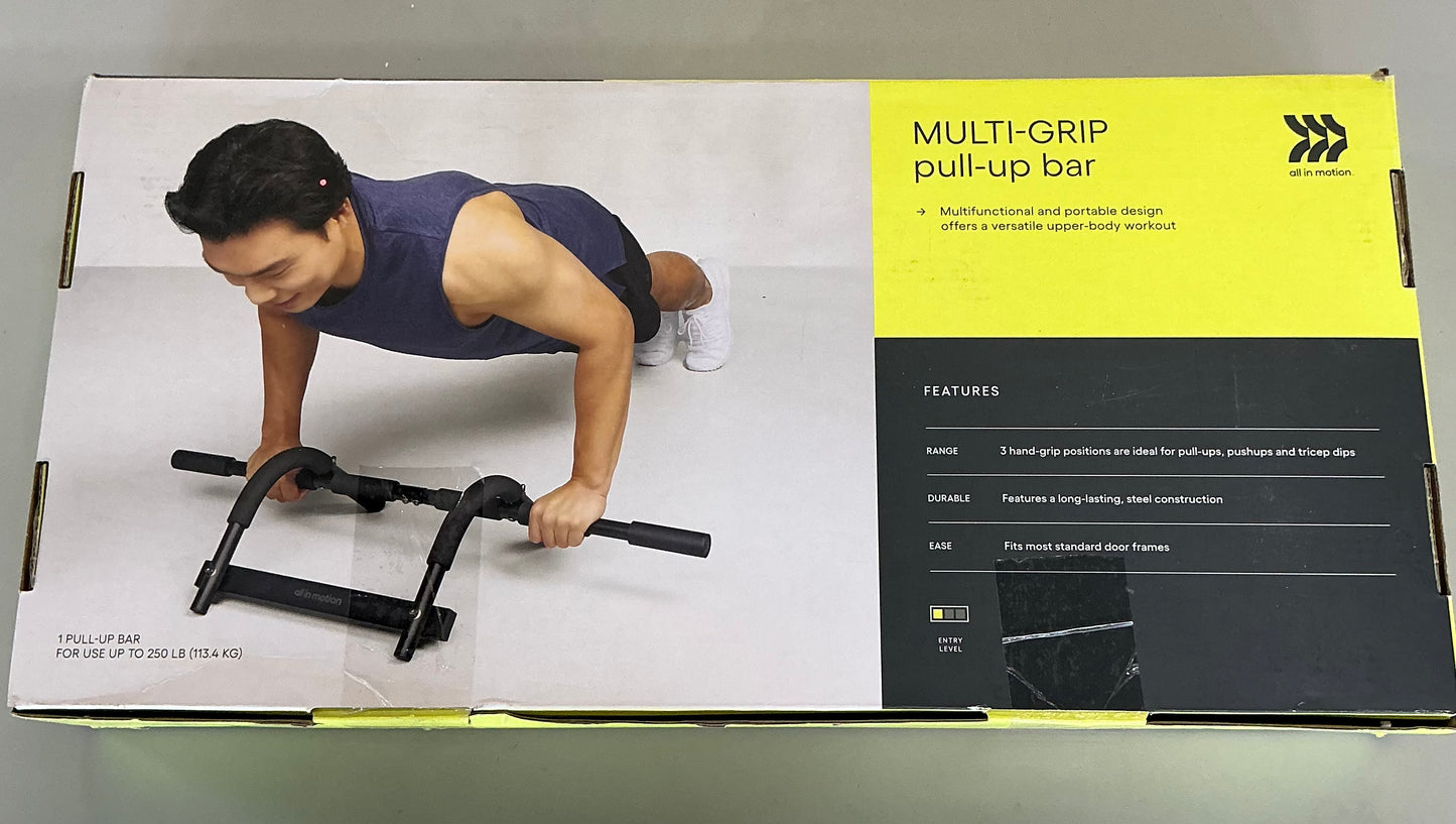 Multi-function pull-up weight bar 250lbs - OPEN BOX