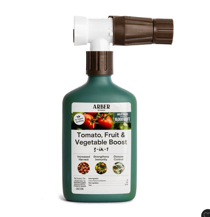 Arber organic 3-in-1 16oz boost for tomato fruit and vegetable ready to spray fertilizer
