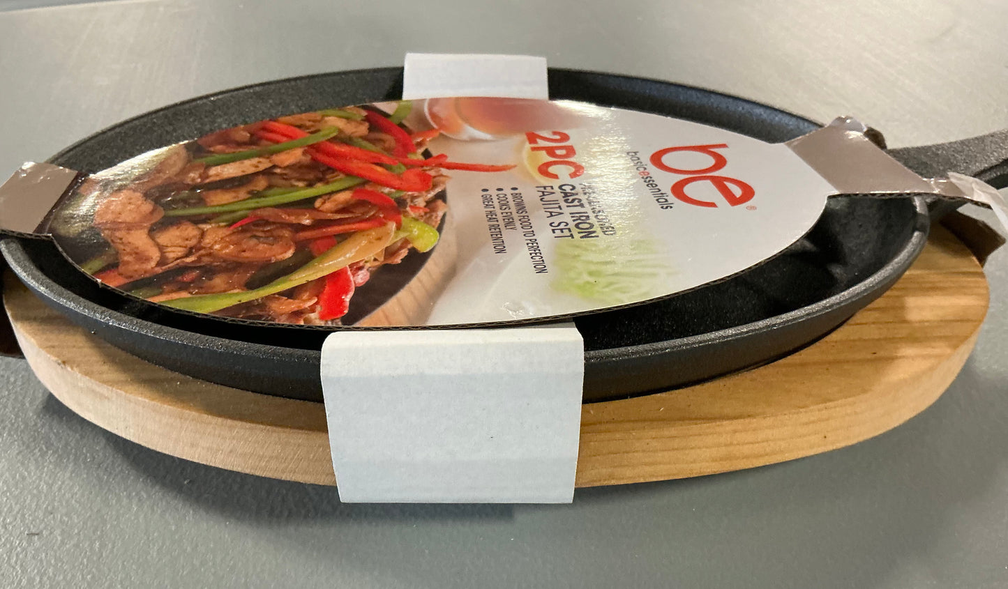 Basic Essentials Cast Iron 2-pc. Fajita Set