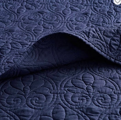 Madison Park Mansfield Antimicrobial Treated Reversible Quilt Set king/cal king