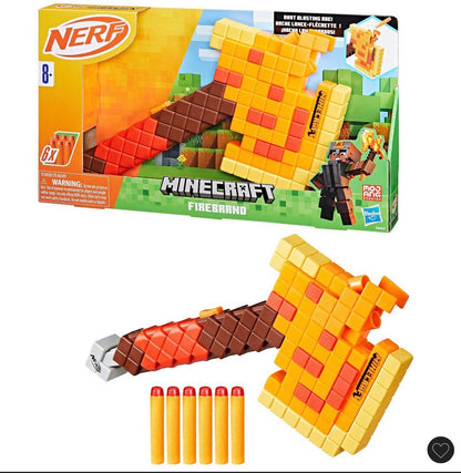 Nerf Minecraft firebrand axe