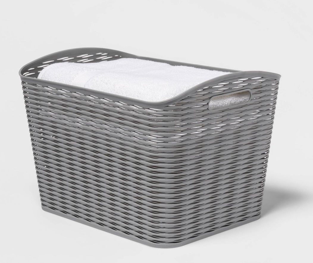 Wave XL curved storage bin 11.3” H x 12.6” x 16.3” - PICK UP ONLY