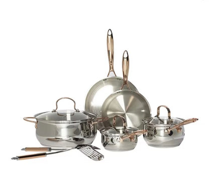 Denmark Stainless Steel 10-pc. Cookware Set