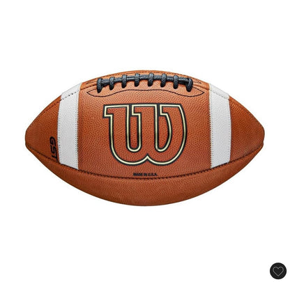 Wilson GST speed skin official football- brown: regulation size, leather composite, butyl bladder - MINOR COSMETIC FLAWS